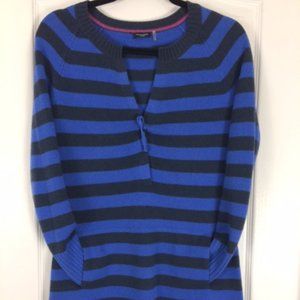 100% cashmere Magaschoni striped tunic sweater